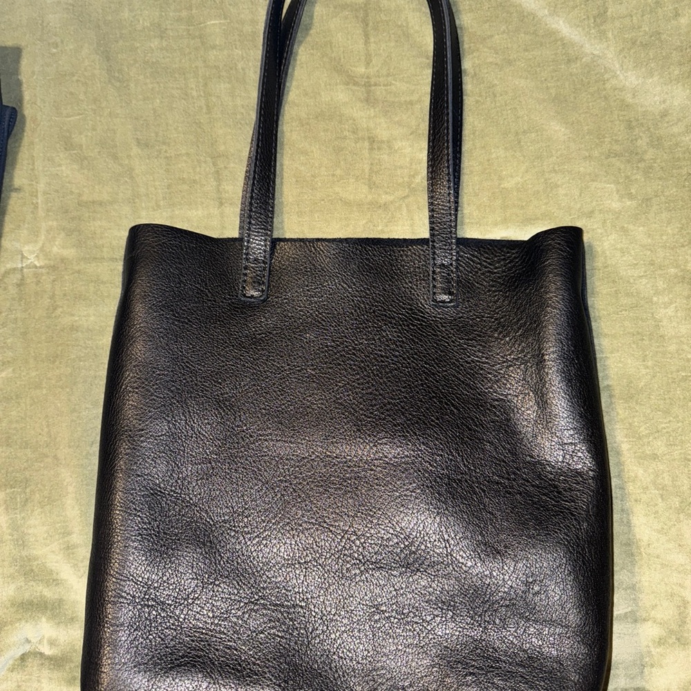 Portland Leather Crossbody Tote - Picture 3 of 4